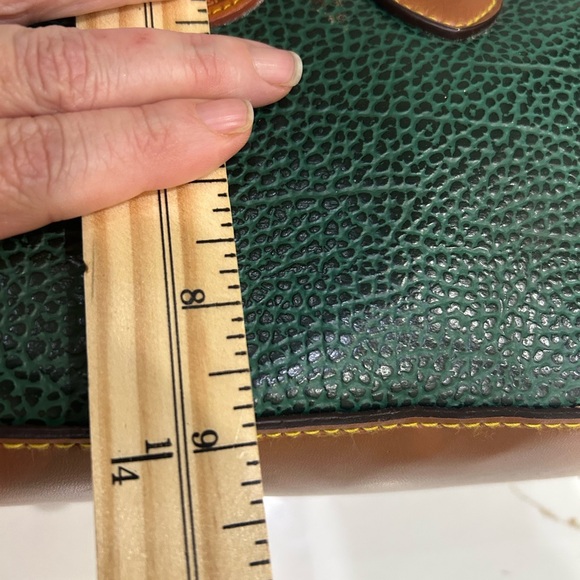 Dooney & Bourke All Weather Pebble Leather Vintage Satchel Handbag Classic - Picture 14 of 15